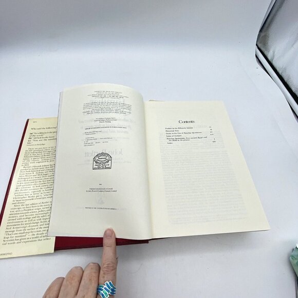 Bartlett's Familiar Quotations 15th and 125th Anniversary Edition 1980 Hardcover - Picture 15 of 16